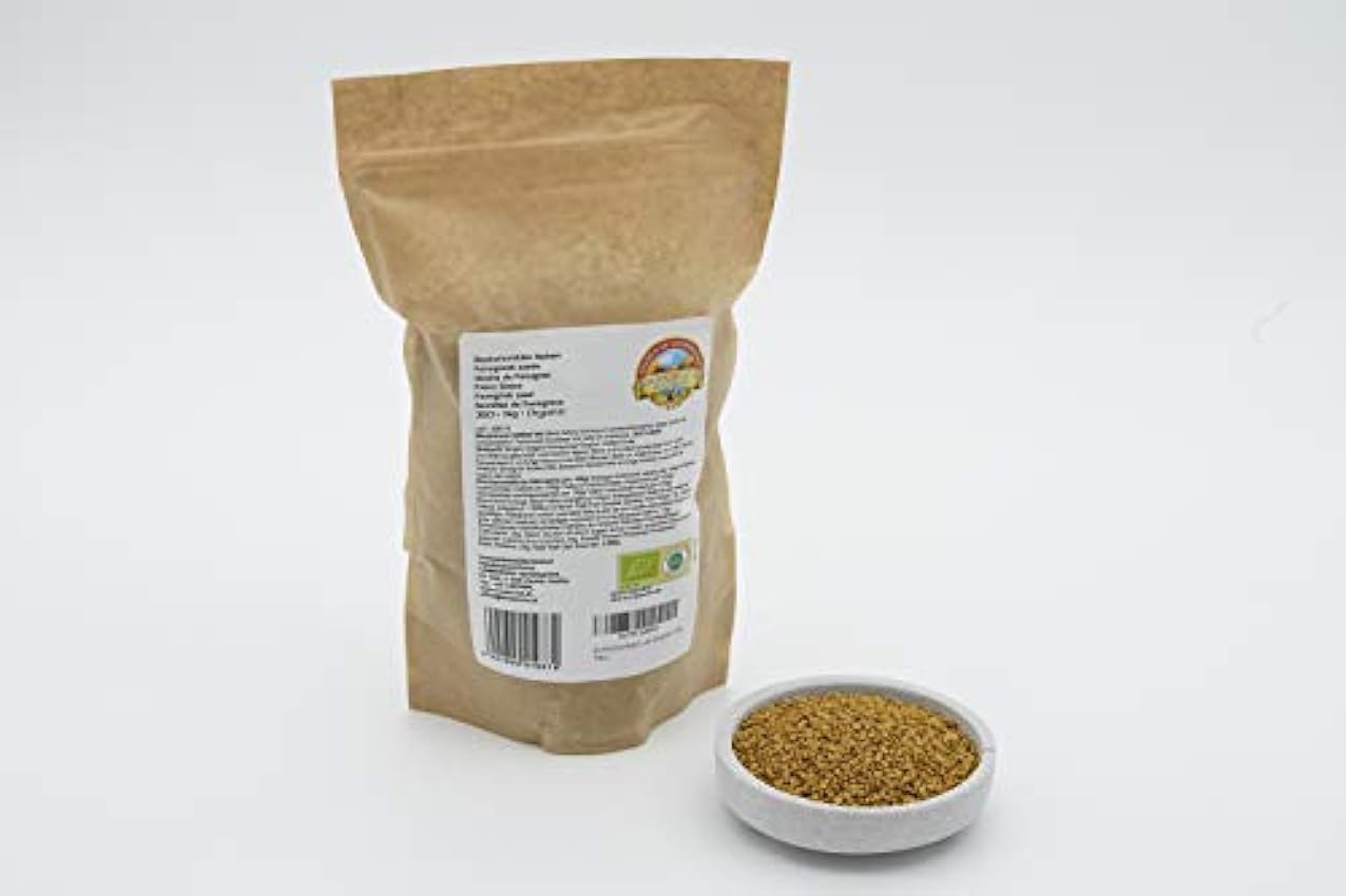 Semillas de fenogreco orgánico – 1 kg – Como preparación de té o especia – Fenogreco – crudos a0B6mMy3