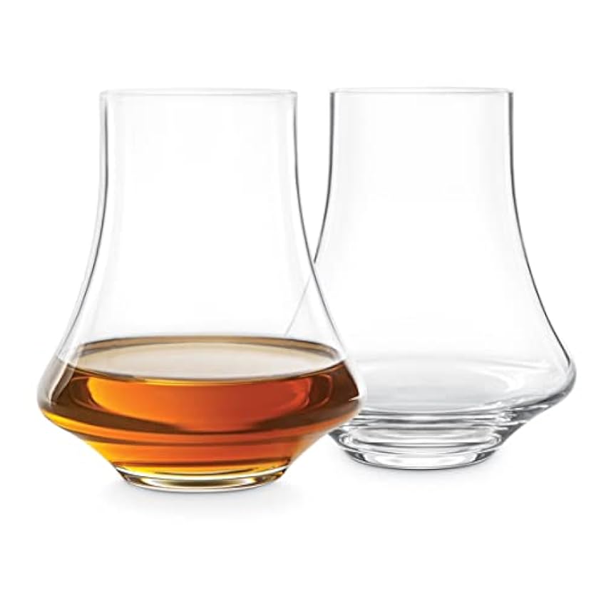 Final Touch Revolve Roll & Spin Spirits Vaso de degustación para ginebra, ron, tequila, whisky y otros licores (LFG4142) E9NC6b5S