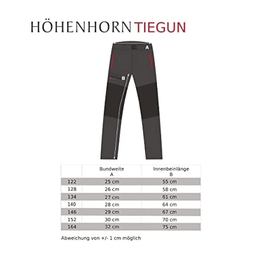 Höhenhorn Tiegun - Pantalones de snowboard para niños, impermeables, transpirables 0AVwdVBW