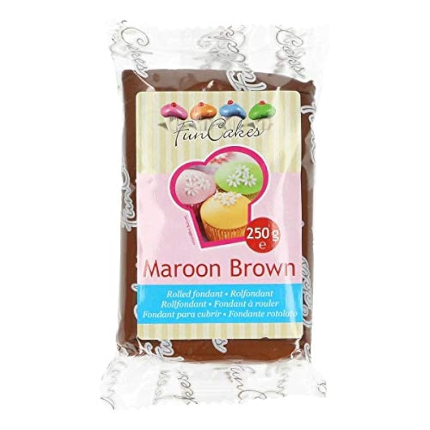 Pasta de azúcar Maroon Brown 250 g dZ6Ra9i8