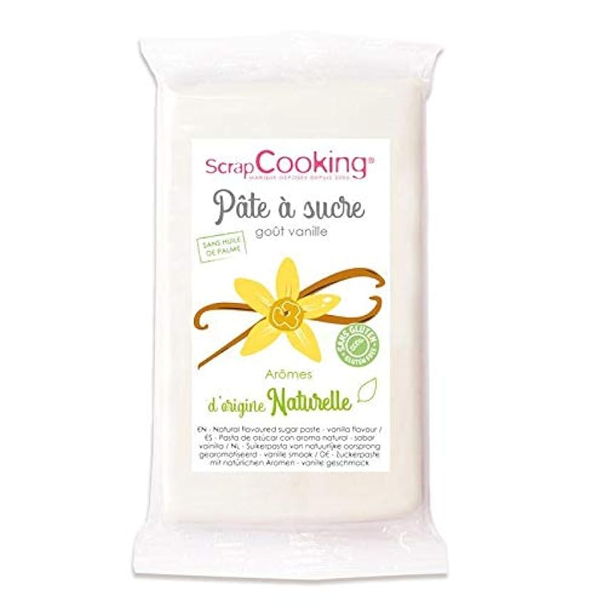 Pasta de azúcar blanco con sabor a vainilla natural - 250g DSruLsf2