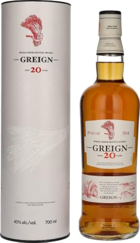 Greign 20 Years Old Single Grain Scotch Whisky 40% Vol.