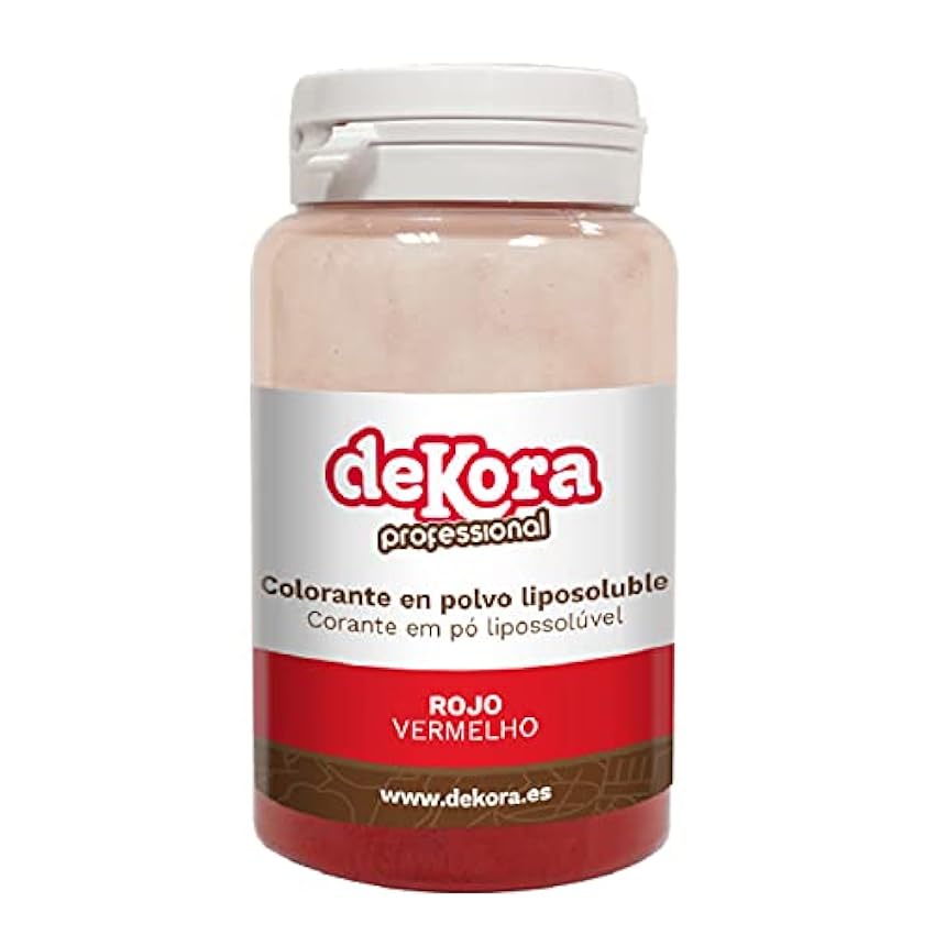 Dekora - Colorante Alimentario Liposoluble en Polvo Roj