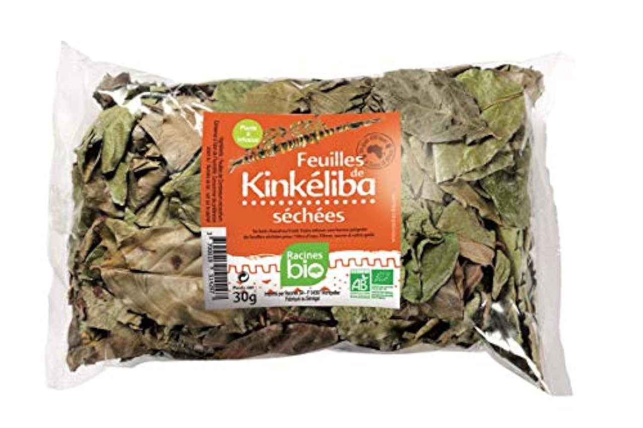 [ 100% NATURAL Y BIO KINKELIBA ] Hojas secas de Kinkeliba Biologico - 90g - Certificado por Ecocert - KINK30 EBTeLNPF