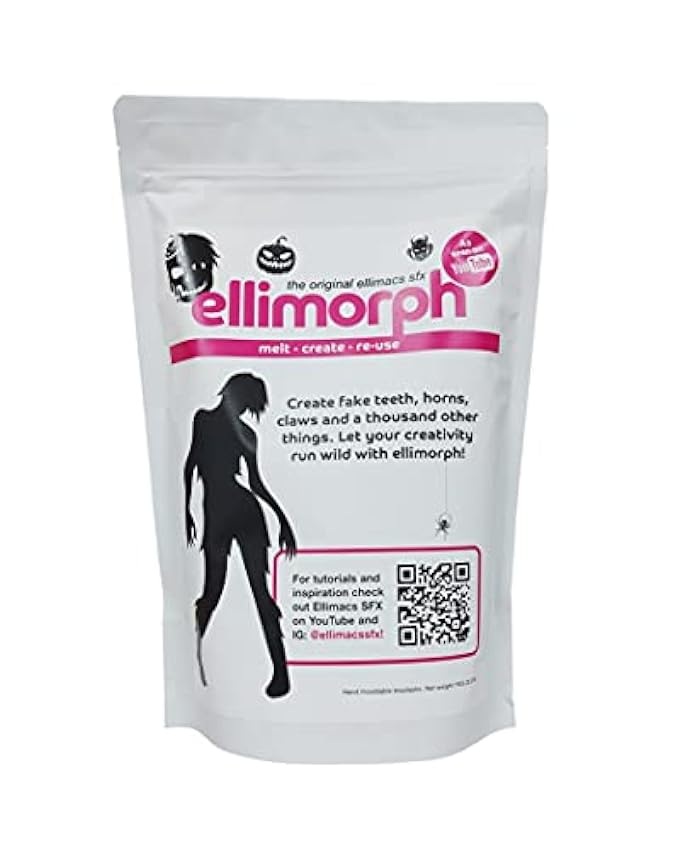 Ellimorph pellets bioplásticos moldeables a mano de 2.3 libras de color blanco dez3liID