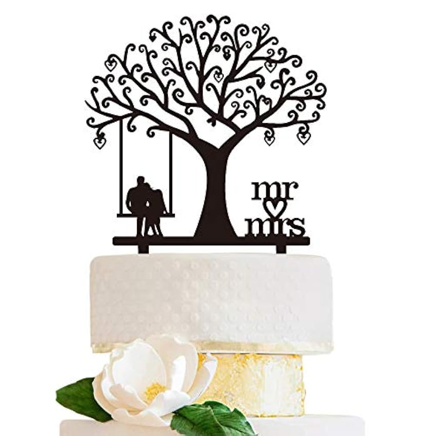 LOVENJOY - Decoración romántica para tartas de boda, en caja de regalo aahj78By