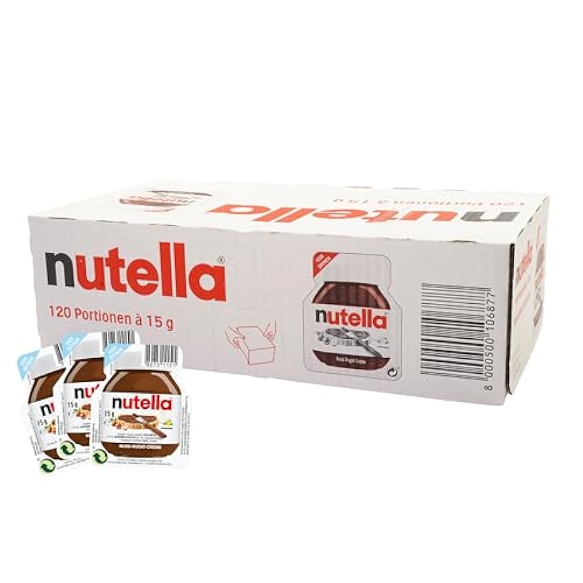 Nutella Pack 120 Porciones de 15 Gramos 99tQltxA