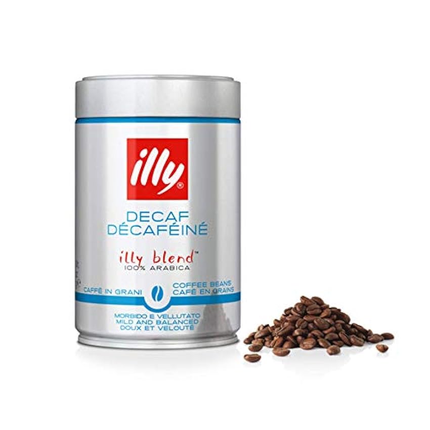 Illy - Café en Grano Descafeinado - 100% Arabica - 250 Gramos czPRvUJt