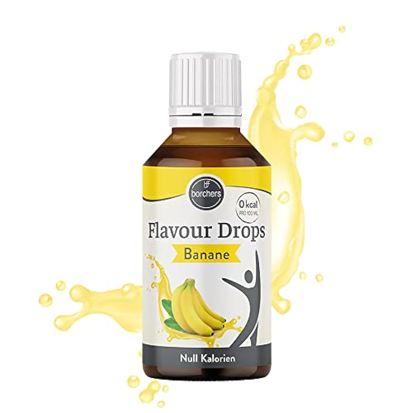 borchers Flavour Drops | plátano | 0 calorías | Para co
