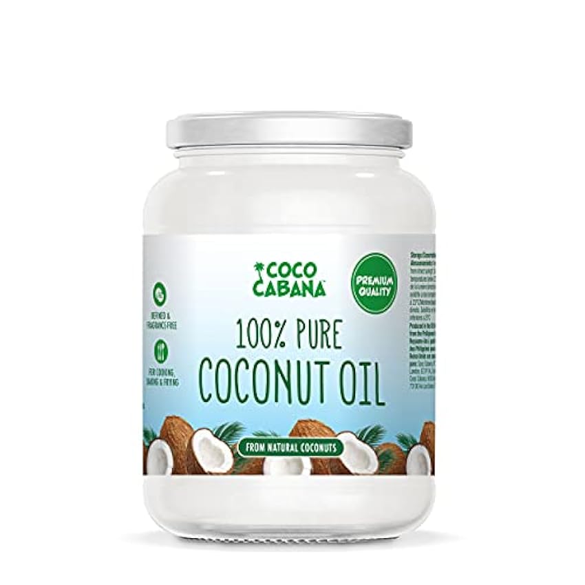 Coco Cabana Aceite de coco 100% puro, 1 litro, de prime