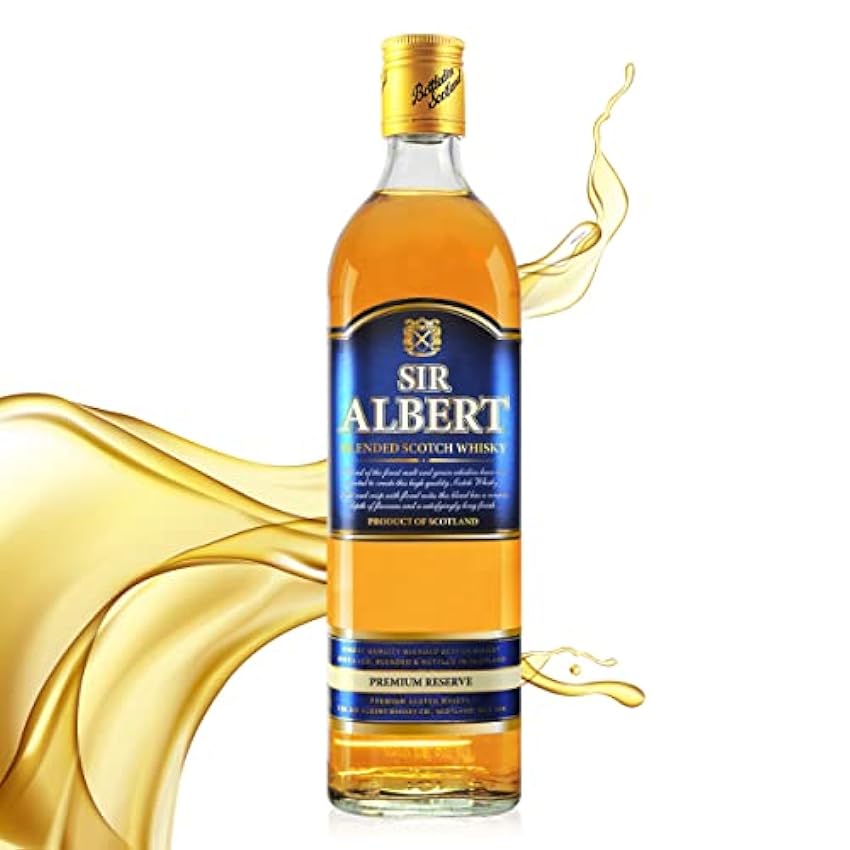 Whisky Sir Albert - Whisky Escocés - Botella de Bebida 