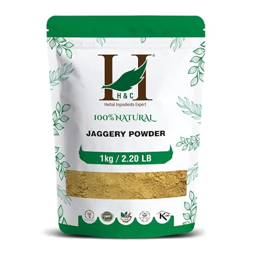 H&C Jaggery Powder / Gud /Goor - Paquete de 1 kg 9JVcdQ8H