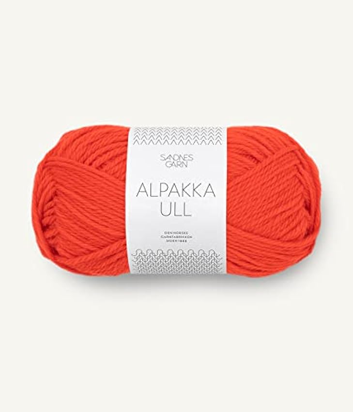 Alpakka Ull aprox. 100 m col. 3819 Spicy Naranja 50 g bAVqEjt3