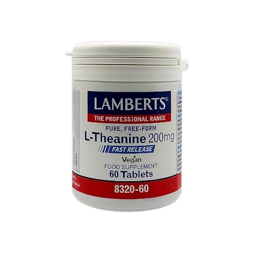 Lamberts L-Teanina 200mg Vegan - 60 Tabletas cKiDRqvw