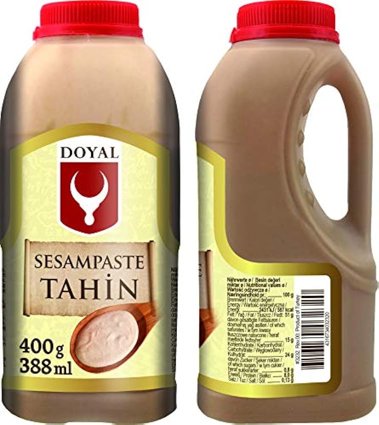 Doyal, Hummus para mojar y untar (sésamo) - 12 de 400 gr. (Total 4800 gr.) 5Um3S1Se