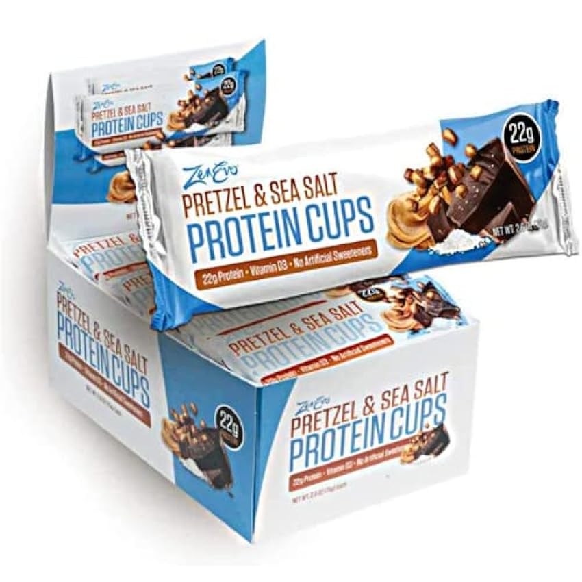 ZenEvo Chocolate Protein Cups - High Protein/Low Carb/L