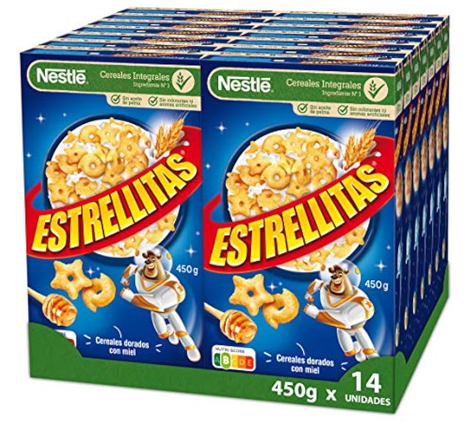 Cereales Nestlé Estrellitas - 14 paquetes de 450 g 6REh